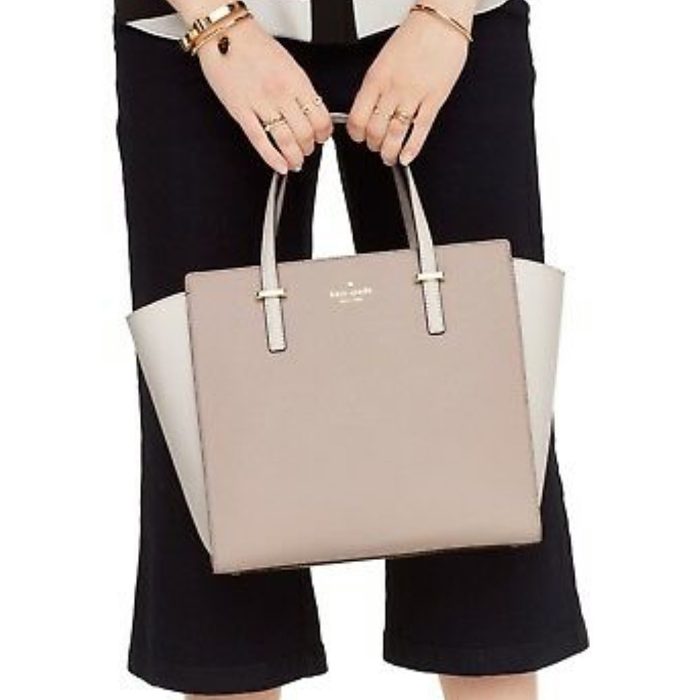 Kate Spade handbag cedar street hayden linen/cream